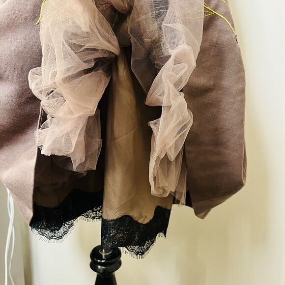 Anthropologie Long Look Coat Dress by Floreat Sz 6 Large Very Rare! As Shown - Picture 11 of 16